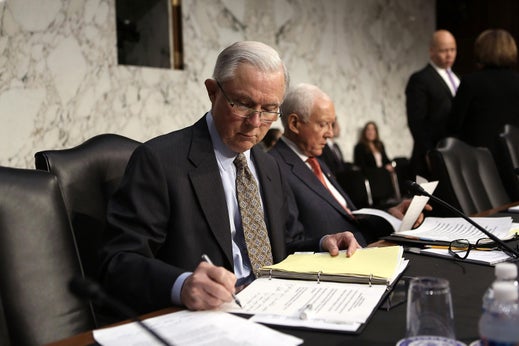 Sen. Jeff Sessions and Sen. Orrin Hatch
